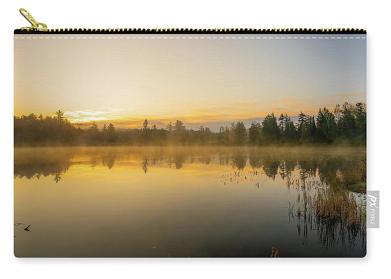 Fall Carry-all Pouch featuring the photograph Adirondacks Autumn at Tupper Lake 2 by Ron Long Ltd Photography