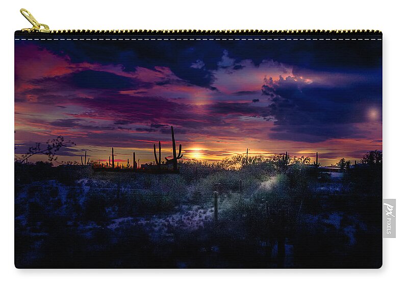 Tucson Carry-all Pouch featuring the photograph After the monsoon by Micah Offman