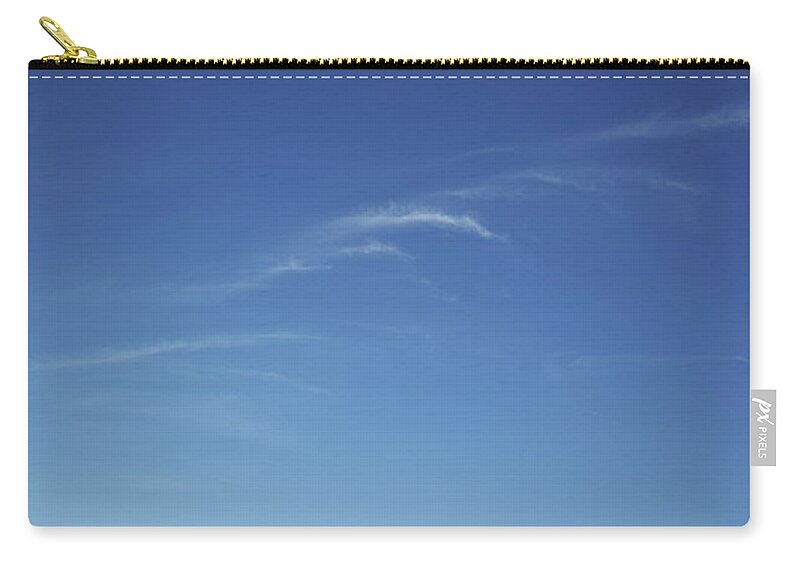 Wind Zip Pouch featuring the photograph Air mass conflict by Karine GADRE