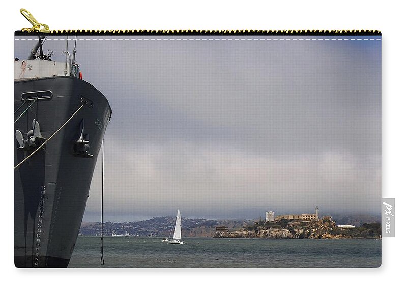  Carry-all Pouch featuring the photograph Alcatraz by Heather E Harman