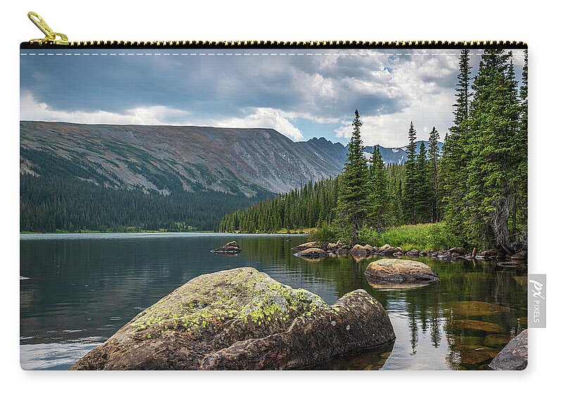 Long Lake Zip Pouch featuring the photograph Alpine Beauty by Michael Smith