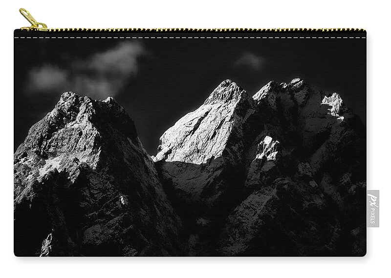 Garmisch Zip Pouch featuring the photograph Alpine October by Bill Chizek