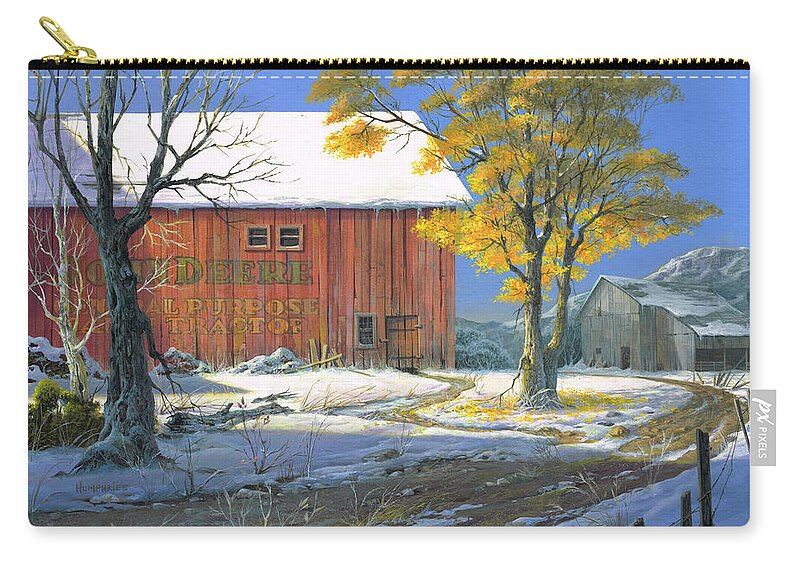 Michael Humphries Carry-all Pouch featuring the painting American Beauty by Michael Humphries