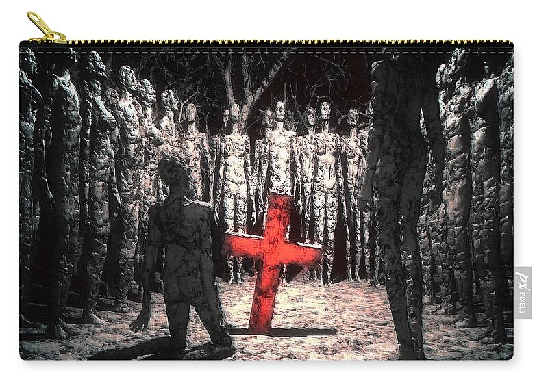 Dreams Zip Pouch featuring the digital art An Untitled Story I by John Alexander