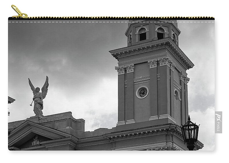 Cuba Carry-all Pouch featuring the photograph Angel Amid the Storm by M Kathleen Warren