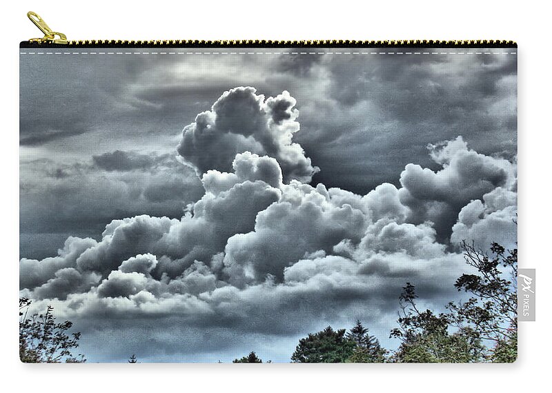 Clouds Carry-all Pouch featuring the photograph Approaching Rainstorm by Christopher Reed