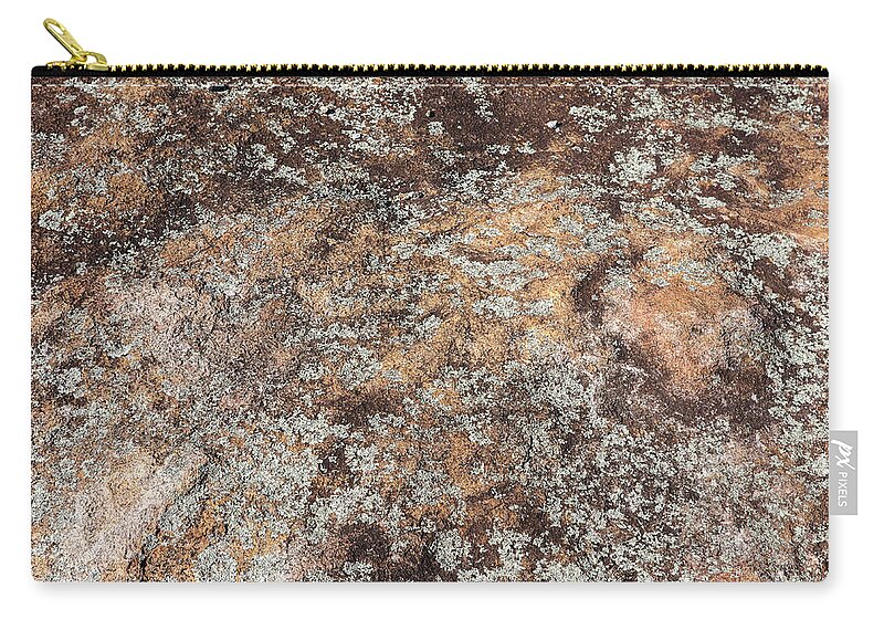 Arabia Mountain Zip Pouch featuring the photograph Arabia Mountain Granite Close by Ed Williams