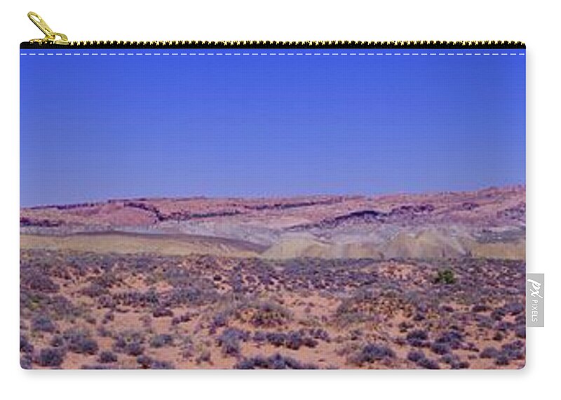 Arches Zip Pouch featuring the photograph Arches Landscape by Randy Pollard