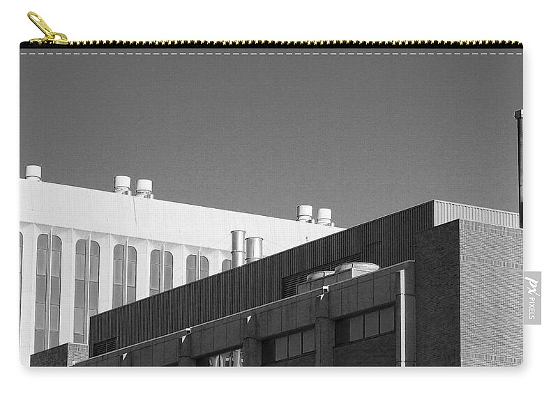 Contrast Zip Pouch featuring the photograph Architecture 3 by Carol Jorgensen