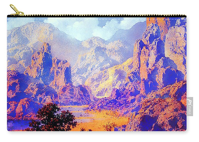Arizona Zip Pouch featuring the photograph Arizona by Maxfield Parrish