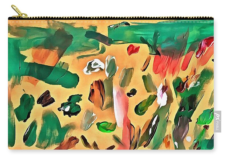 Artist Zip Pouch featuring the mixed media Artist's Palette by Christopher Reed