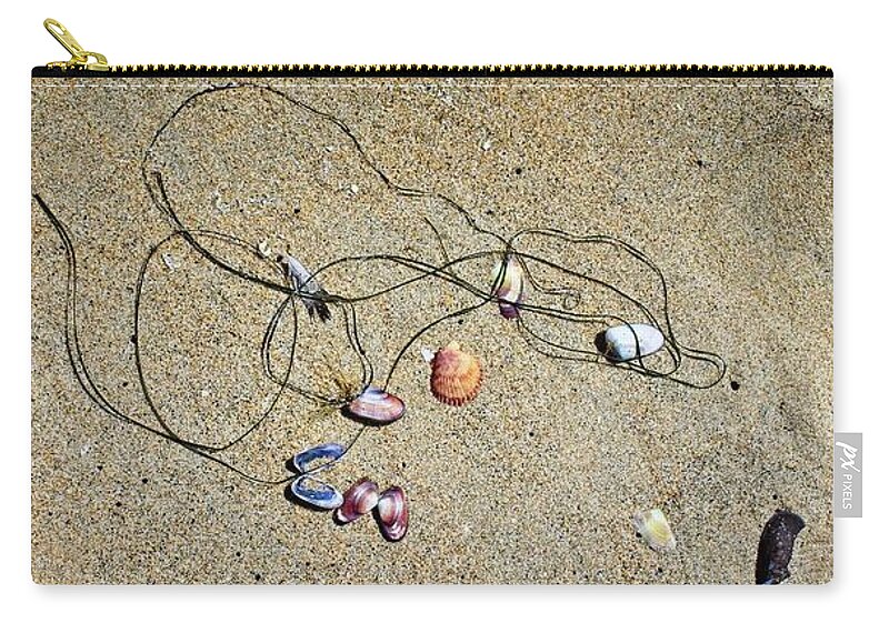 Marine Carry-all Pouch featuring the photograph Beach Still Life #6 by Loren Gilbert