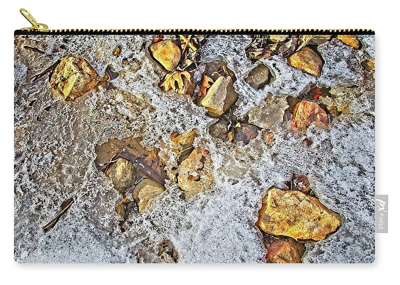 Stream Carry-all Pouch featuring the photograph Forest Still Life #5 by Loren Gilbert