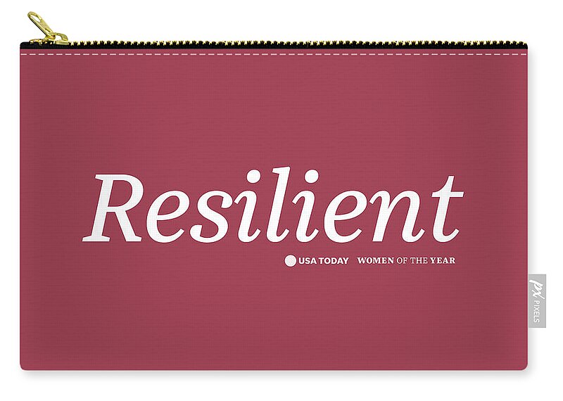Resilient White #2 Zip Pouch