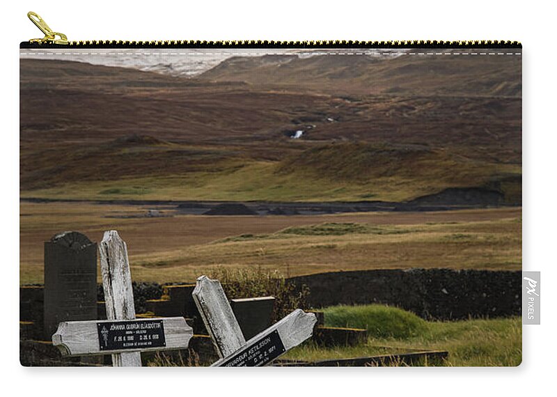 Iceland Zip Pouch featuring the photograph At Rest in Iceland by Janis Connell