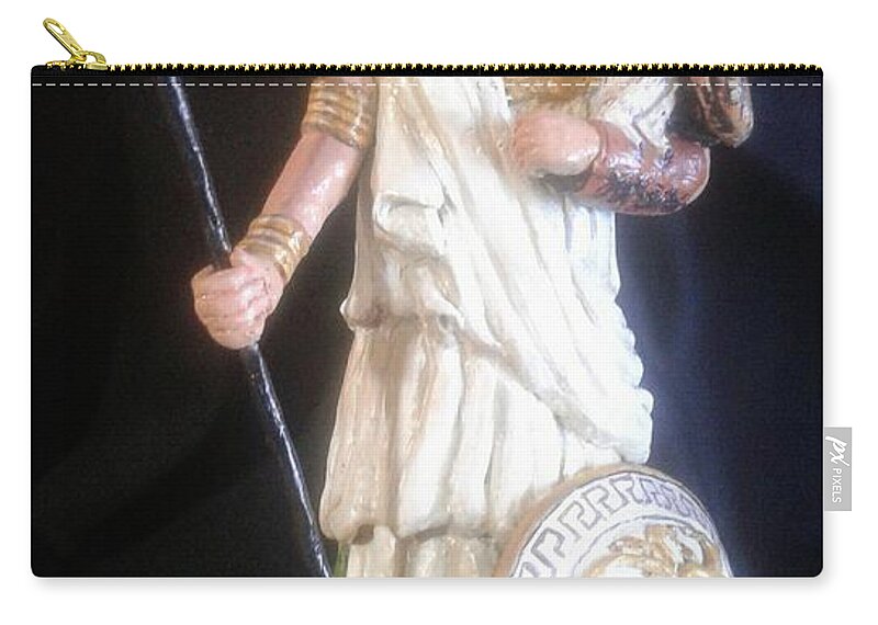  Zip Pouch featuring the painting Athena by James RODERICK
