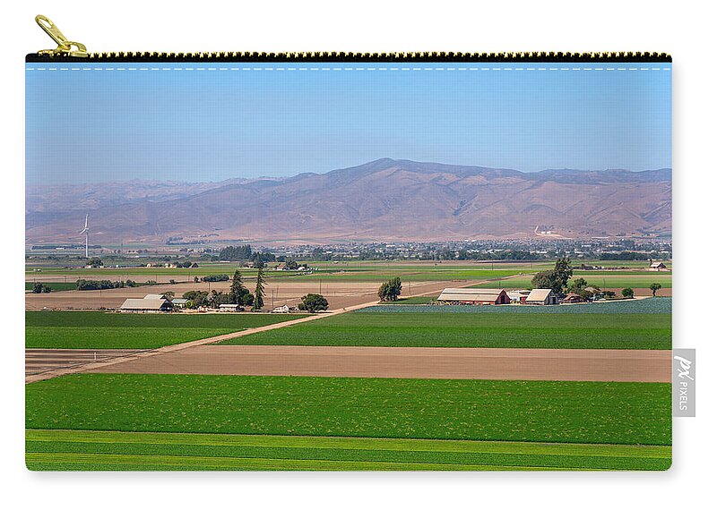 Soledad Carry-all Pouch featuring the photograph August in Soledad, CA by Derek Dean