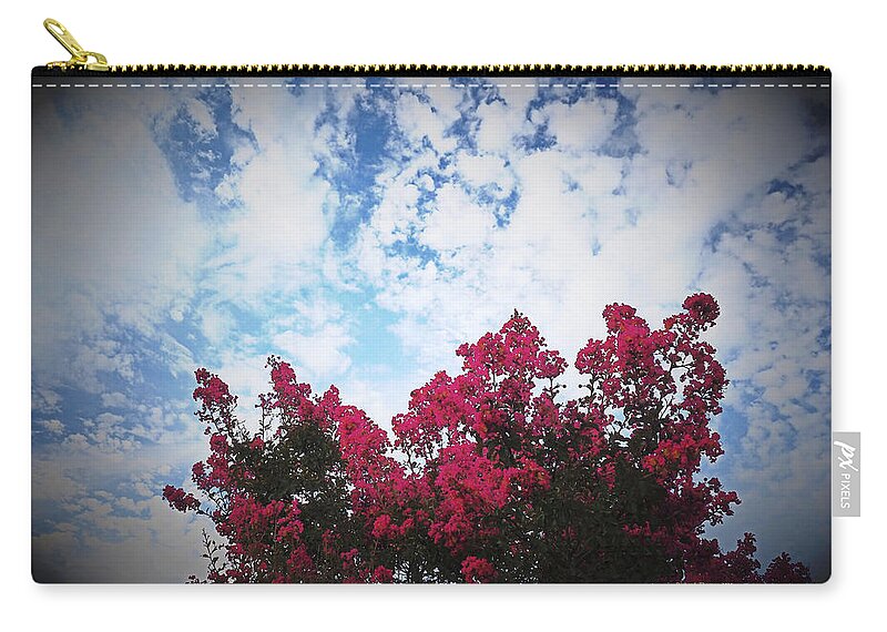Weather Zip Pouch featuring the photograph August Storm Vignette by Richard Thomas
