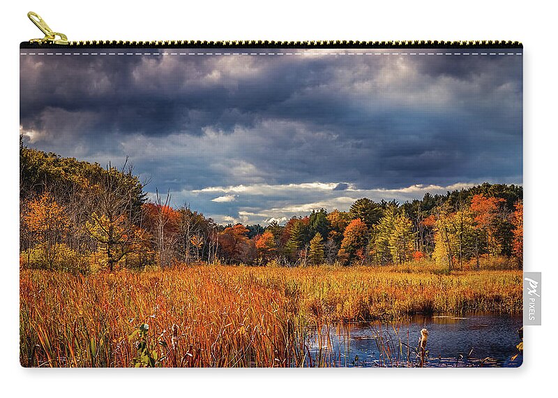 Colors Of Autumn Zip Pouch featuring the photograph Autumn beauty 7 by Lilia S