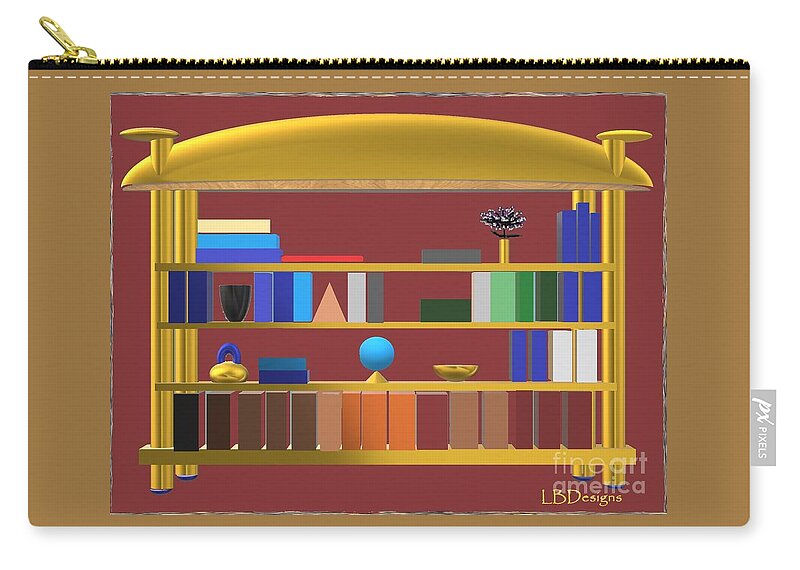: “arts And Design”; Gallery; Images; “pumpkin Patch”; “ The Ranch”; “burgundy B.”; Quilting; “library”; Autumn Zip Pouch featuring the digital art Autumn Library by LBDesigns