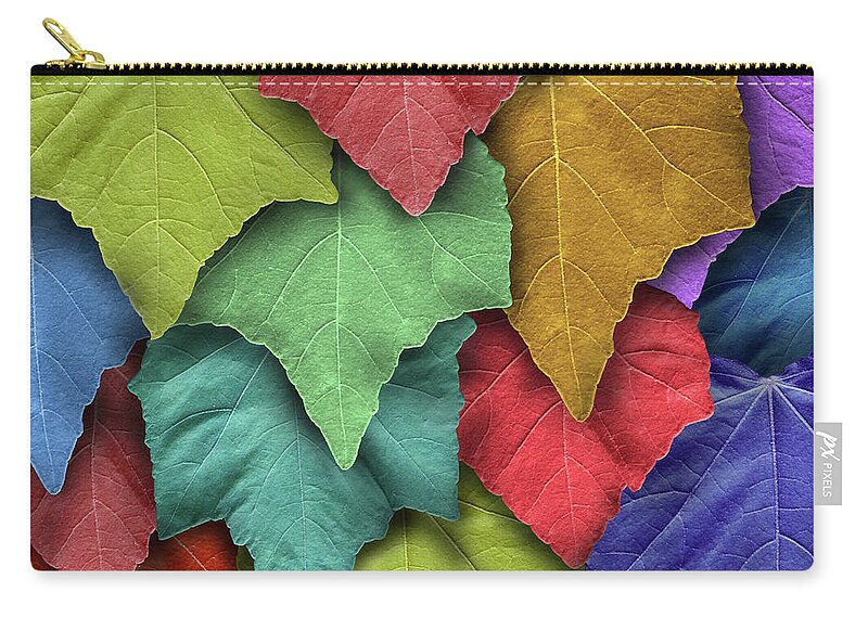 Leaves Zip Pouch featuring the photograph Autumn by Mehran Akhzari