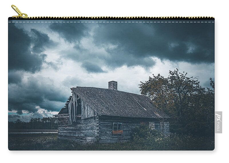 Drama Zip Pouch featuring the photograph Back in Time by Philippe Sainte-Laudy