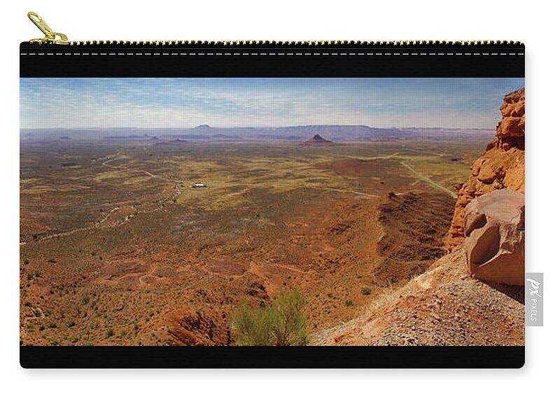 Desert Zip Pouch featuring the photograph Back Roads Utah 7 by Mike McGlothlen
