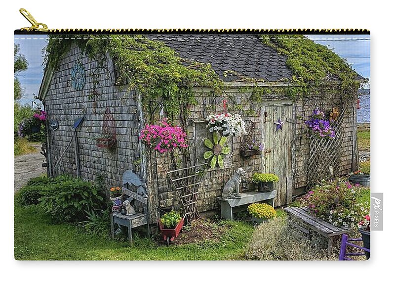 Shack Carry-all Pouch featuring the photograph Backroads of Nova Scotia by Yvonne Jasinski