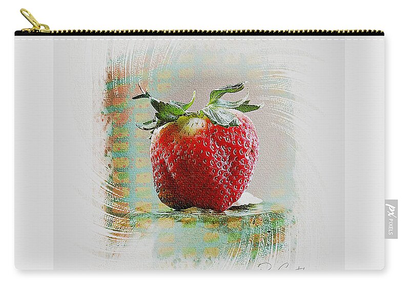 Fruit Zip Pouch featuring the photograph Bad Hair Day by Rene Crystal