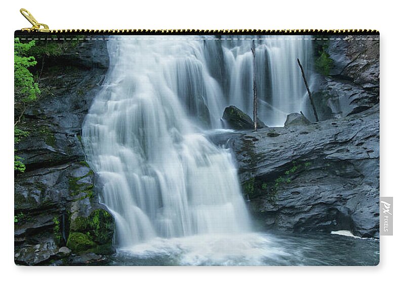Cherokee National Forest Carry-all Pouch featuring the photograph Bald River Falls 41 by Phil Perkins
