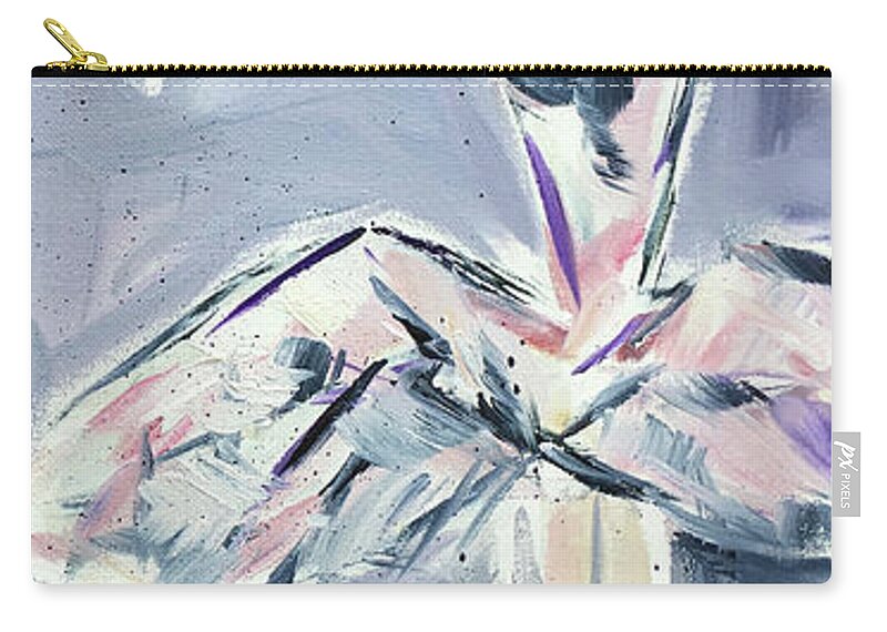 Ballet Carry-all Pouch featuring the painting Ballerina by Roxy Rich