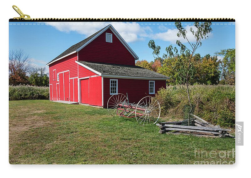 Nature Zip Pouch featuring the photograph Barn Appeal by Len Tauro