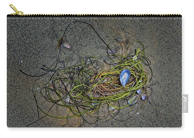 Marine Carry-all Pouch featuring the photograph Beach Still Life #1 by Loren Gilbert