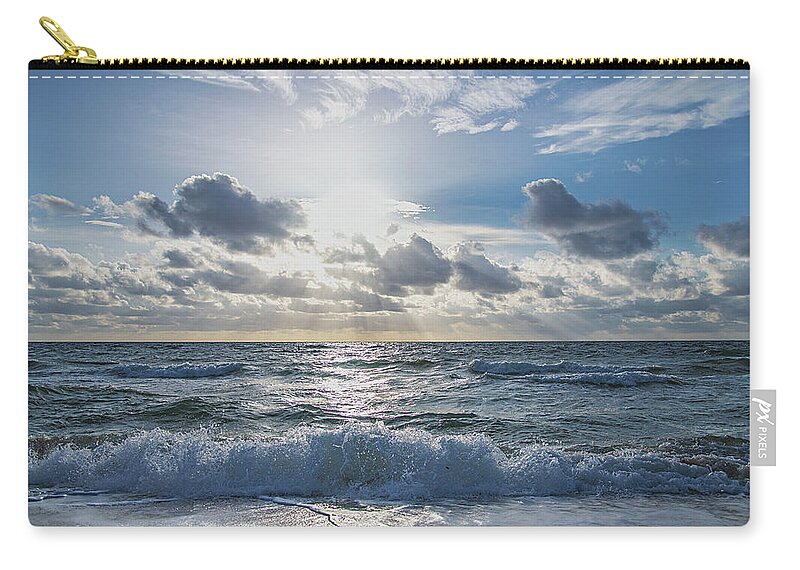 4946 Carry-all Pouch featuring the photograph Beach View by FineArtRoyal Joshua Mimbs