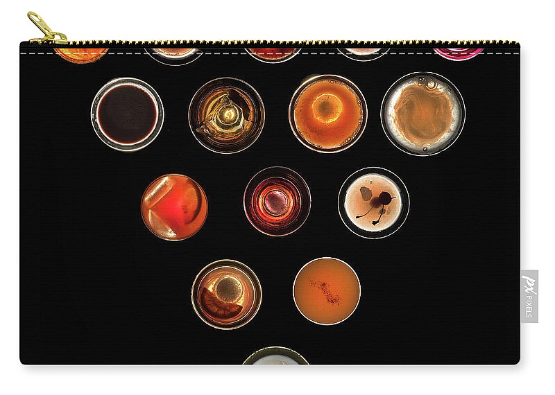 Cocktail Zip Pouch featuring the photograph Beautiful Craft Cocktails by Edward Fielding