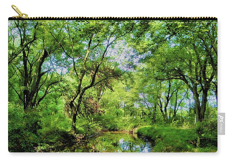 Spring Zip Pouch featuring the photograph Beautiful Spring Day by Natalie Holland