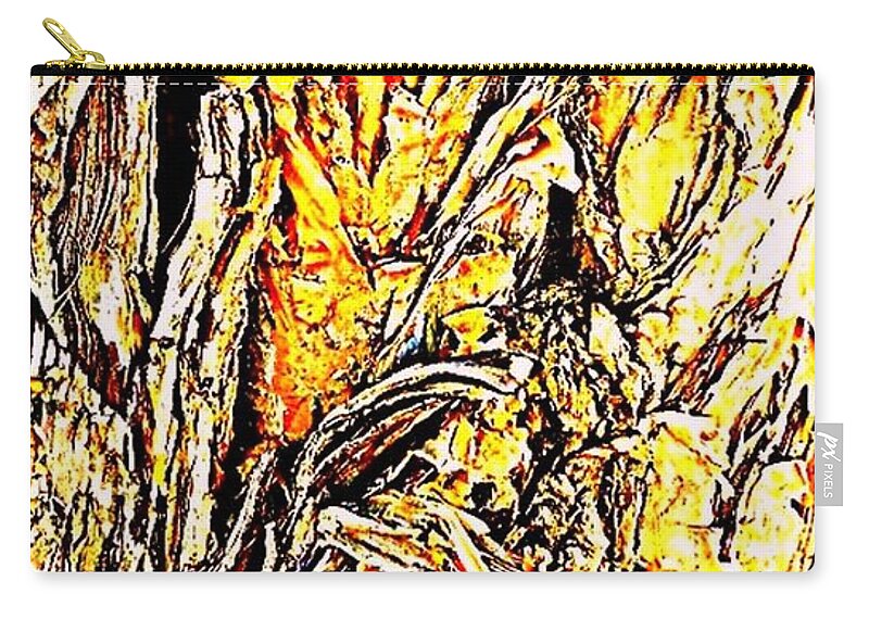 Tree Zip Pouch featuring the photograph Beautiful Tree Bark Study  by VIVA Anderson
