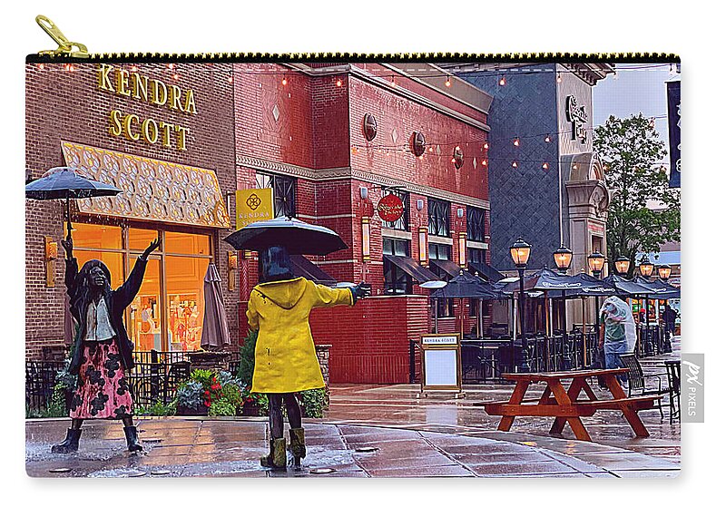 Rain Zip Pouch featuring the photograph Beauty of the Rain by Lee Darnell