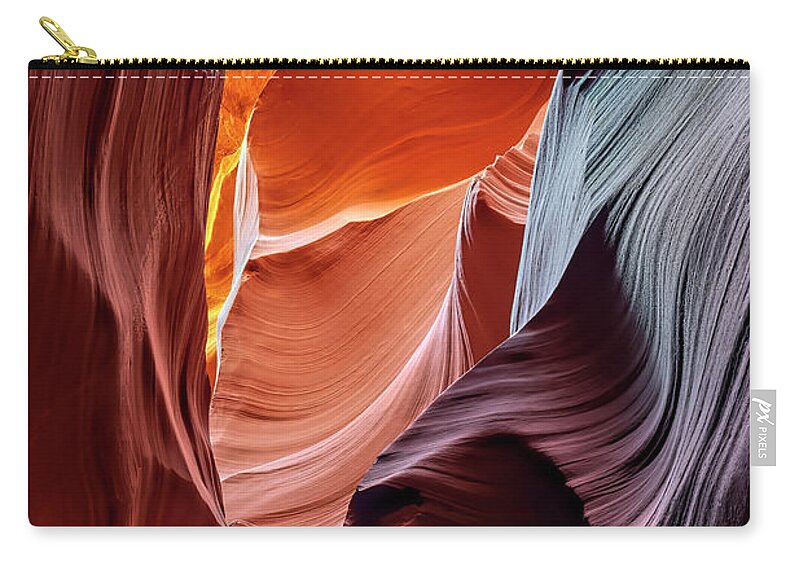 Antelope Canyon Carry-all Pouch featuring the photograph Beckoning by Dan McGeorge