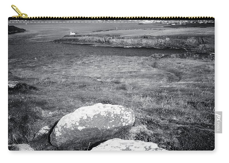 Beenbawn Zip Pouch featuring the photograph Beenbawn Lookout by Mark Callanan