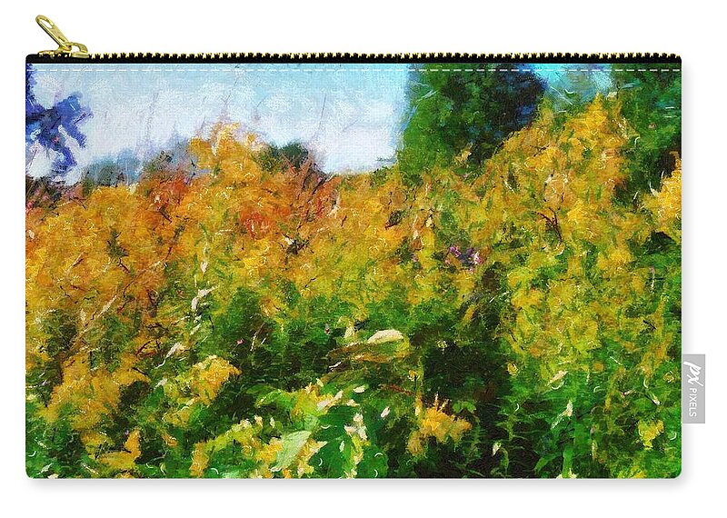 Autumn Carry-all Pouch featuring the mixed media Beginning of Autumn by Christopher Reed