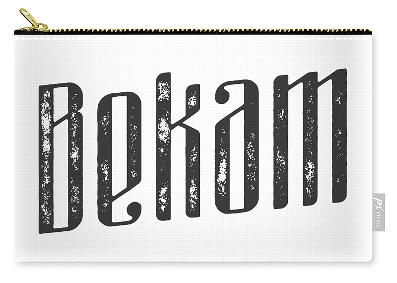 Bekam Zip Pouch featuring the digital art Bekam by TintoDesigns
