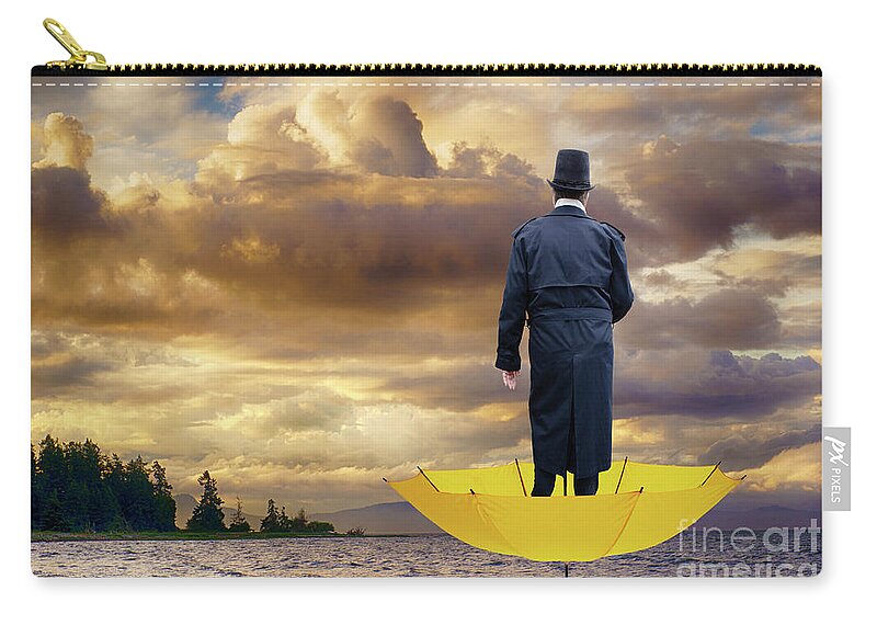 Dream Zip Pouch featuring the photograph Believe by Bob Christopher