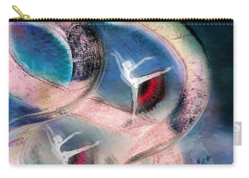 Photography Zip Pouch featuring the mixed media Believe Can Fly by Auranatura Art