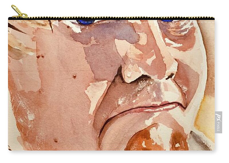 Son Zip Pouch featuring the painting Beloved Son by Bryan Brouwer