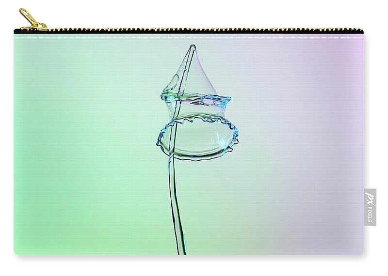 Abstract Zip Pouch featuring the photograph Bird Cage by Sue Leonard