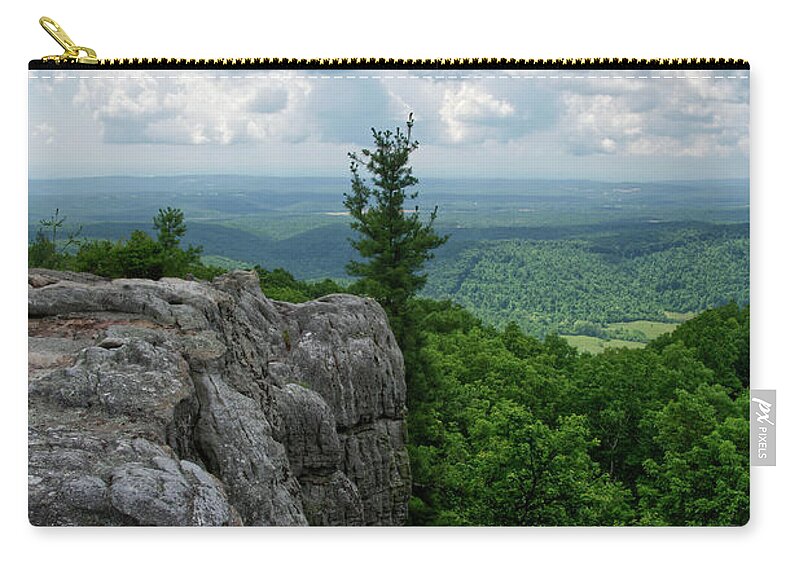 Smokies Carry-all Pouch featuring the photograph Black Mountain 19 by Phil Perkins