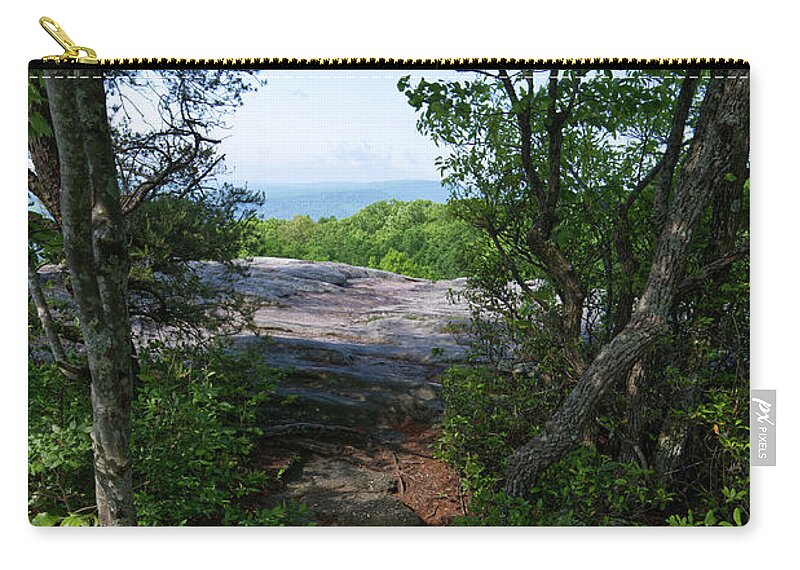 Mountain Zip Pouch featuring the photograph Black Mountain 27 by Phil Perkins