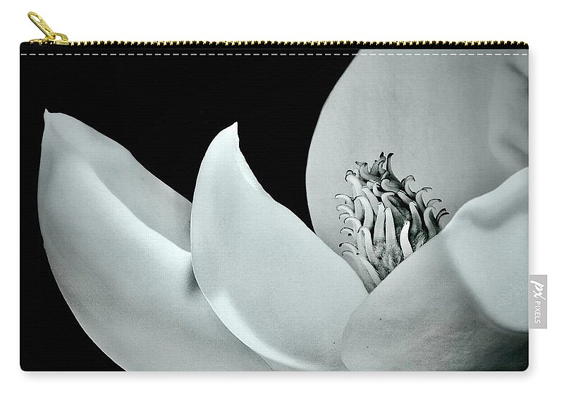 Bloom Zip Pouch featuring the photograph Blooming Elegance by Sarah Lilja