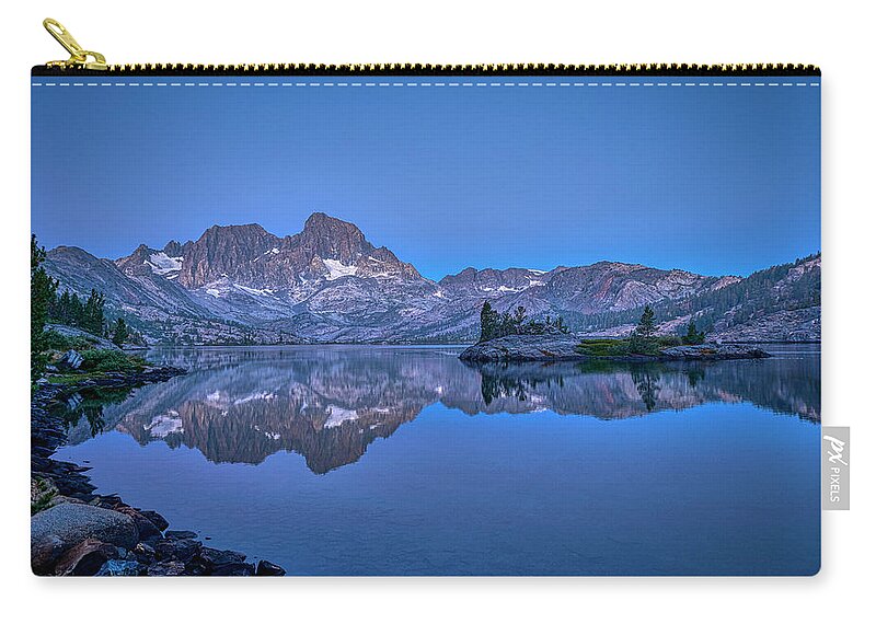 Landscape Carry-all Pouch featuring the photograph Blue Hour in Garnet Lake by Romeo Victor